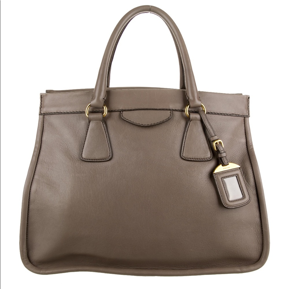Prada City Calf Satchel